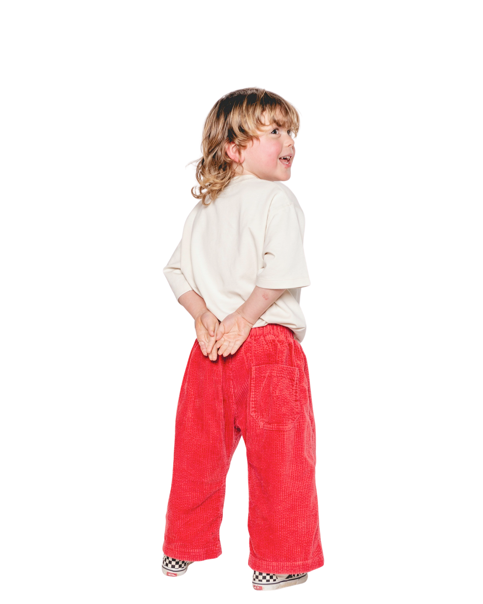 Jude Red Corduroy Pants