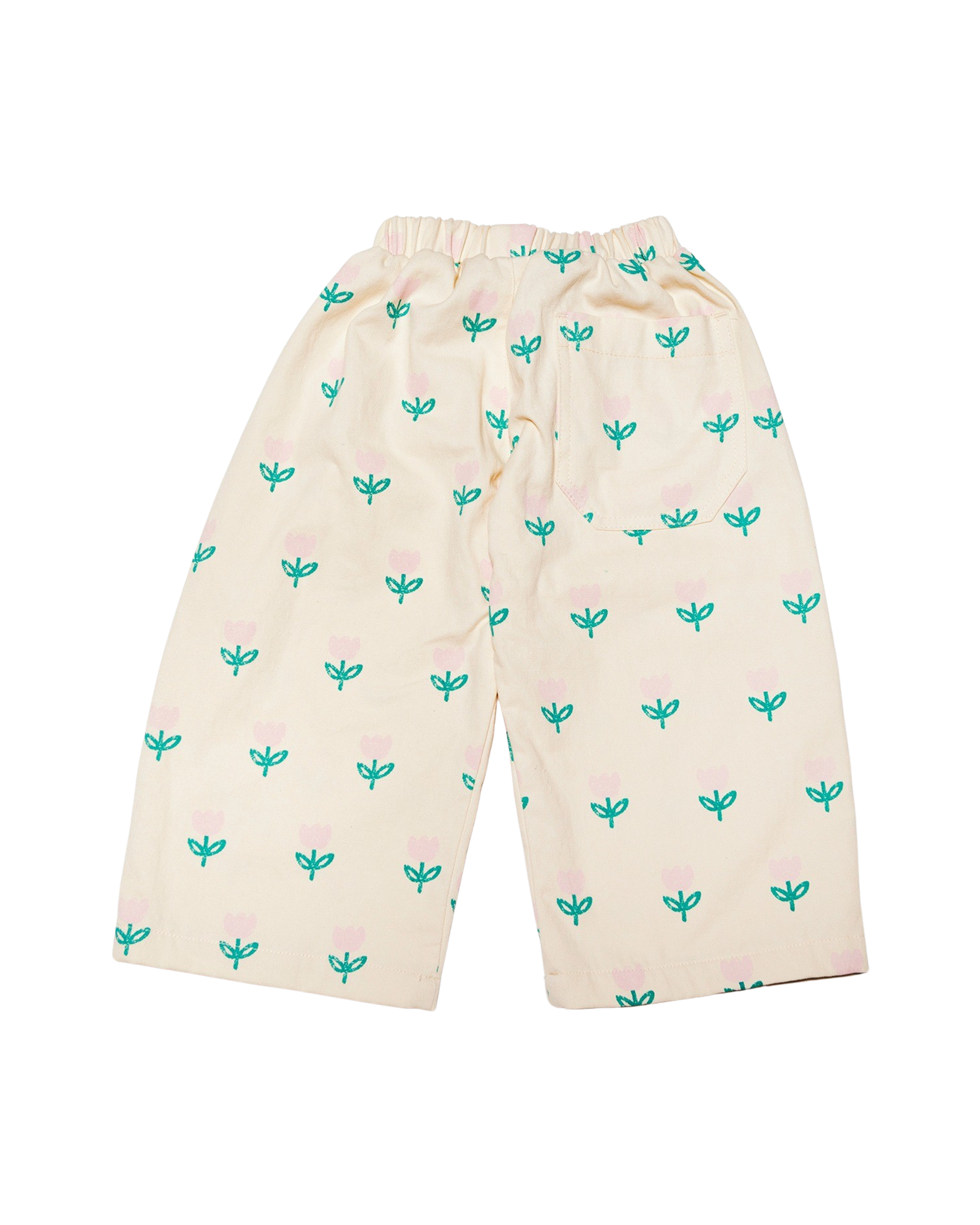 Jude White Tulip Pants