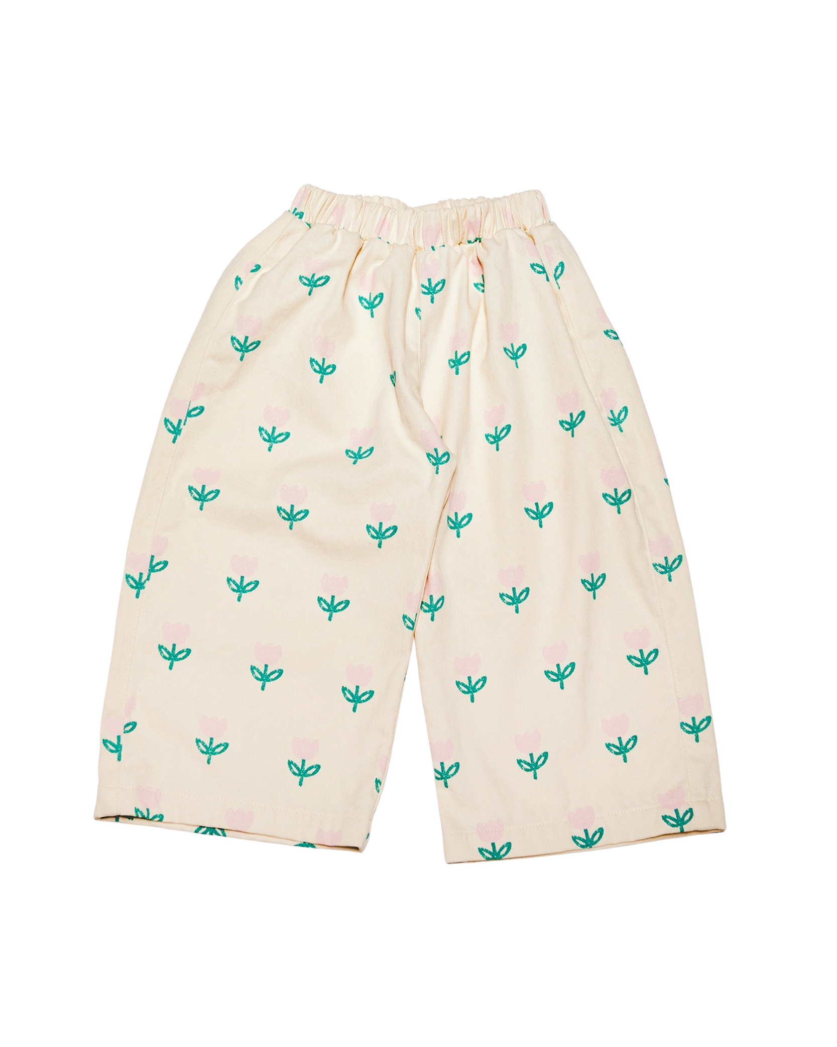 Jude White Tulip Pants